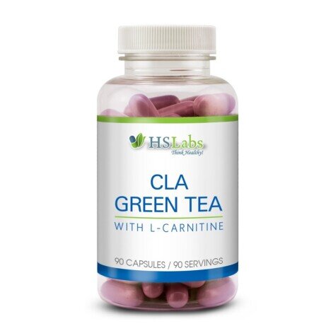 HS Labs CLA, Ceai Verde, L-Carnitina 90 Capsule